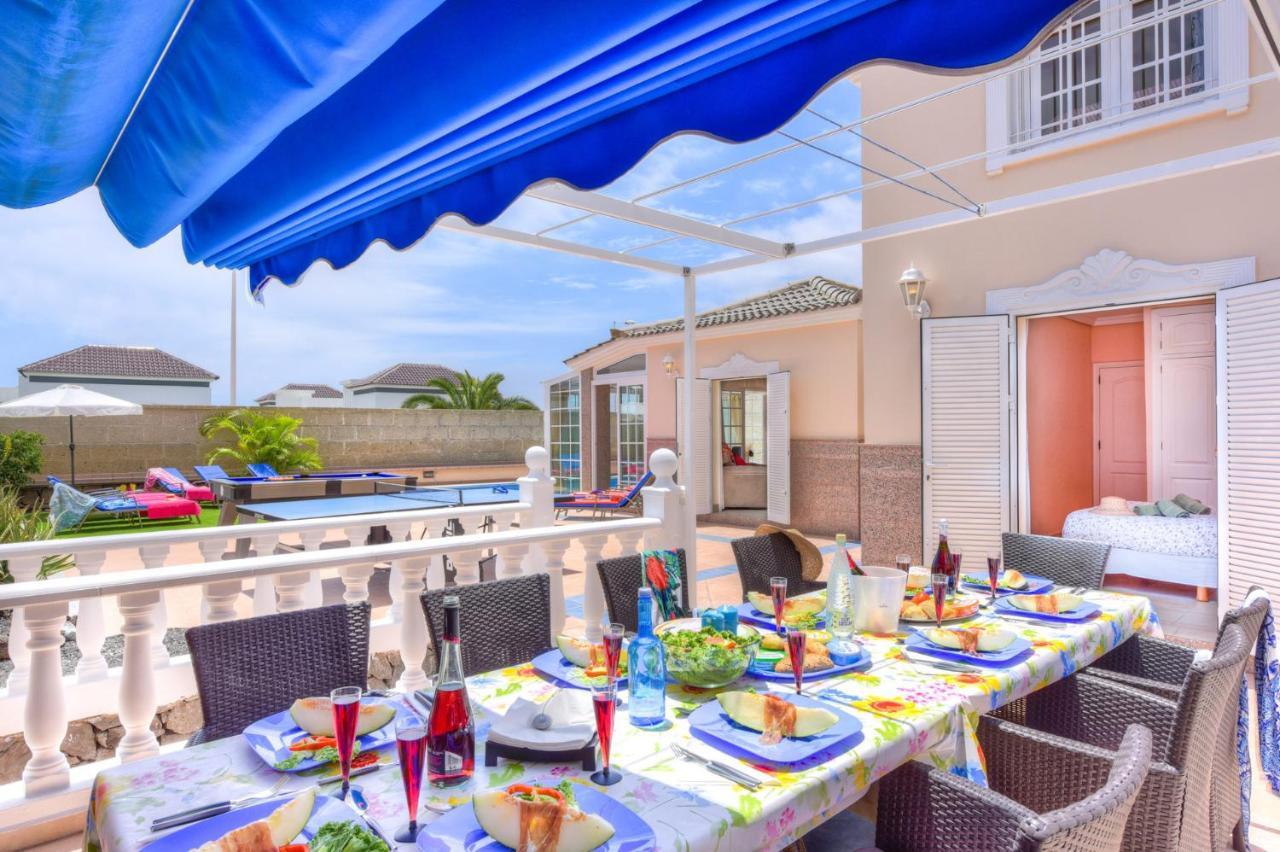 Villa Teide Sol Con Piscina Climatizada, Playa Fanabe, Costa Adeje Buitenkant foto